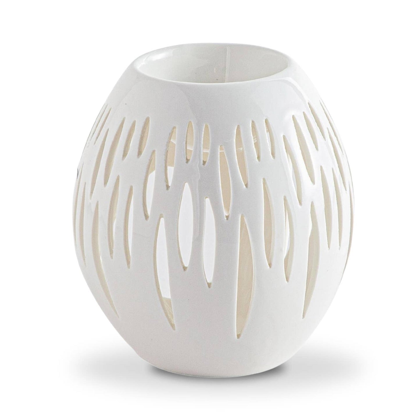 Ovali White Ceramic Oil & Wax Burner