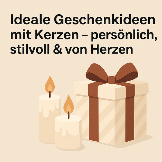 Ideale Geschenkideen mit Kerzen – persönlich, stilvoll & von Herzen