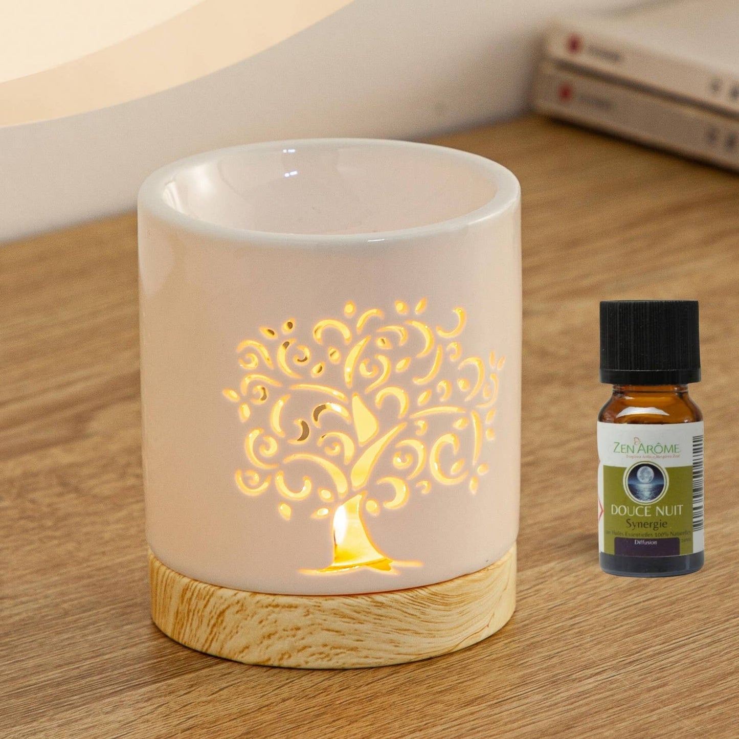 Baum des Lebens Duftlampe – Keramik Wachsschmelzer