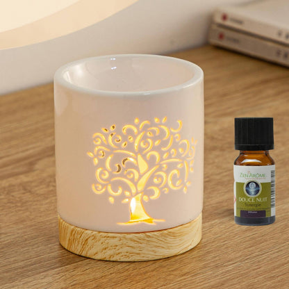 Baum des Lebens Duftlampe – Keramik Wachsschmelzer