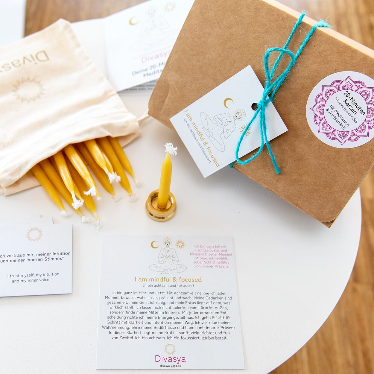 20-Minuten-Kerzen  | I am loved & grateful