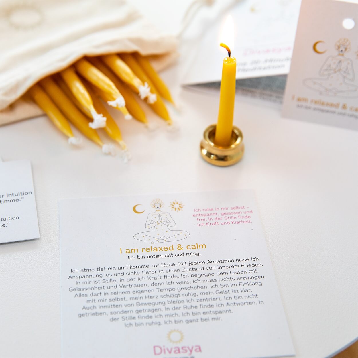 20-Minuten-Kerzen | I am connected & empowered