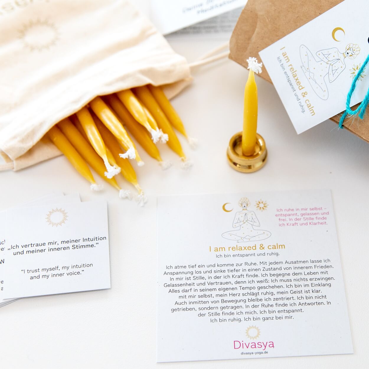 20-Minuten-Kerzen | I am enough & worthy