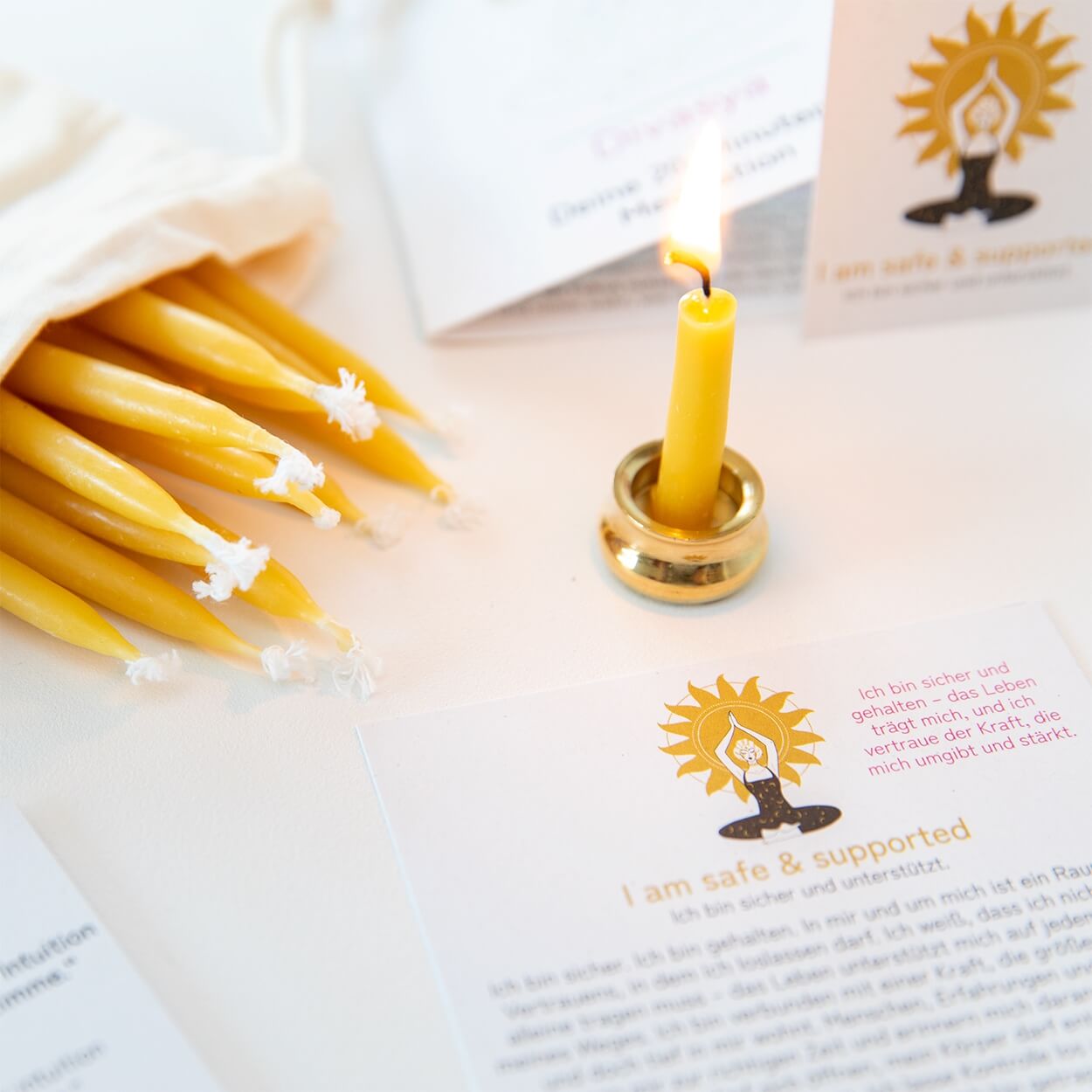 20-Minuten-Kerzen | I am enough & worthy