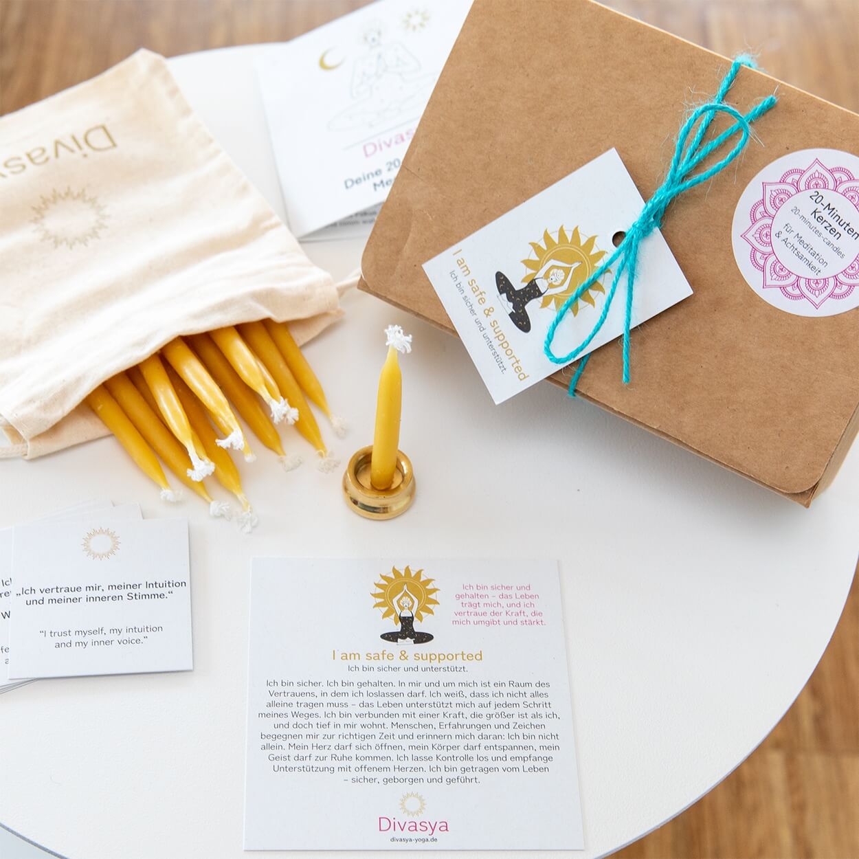 20-Minuten-Kerzen | I am connected & empowered