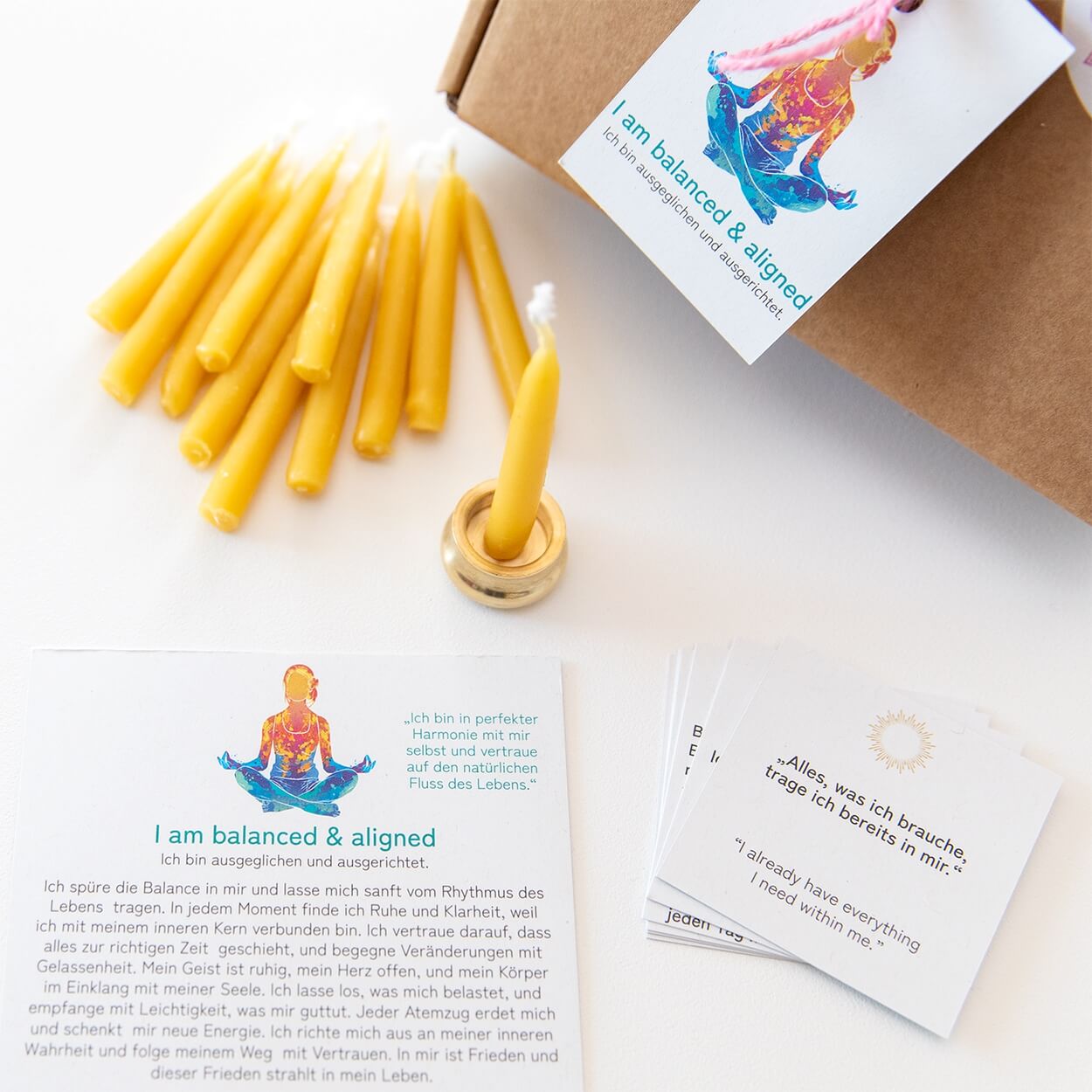 20-Minuten-Kerzen | I am enough & worthy