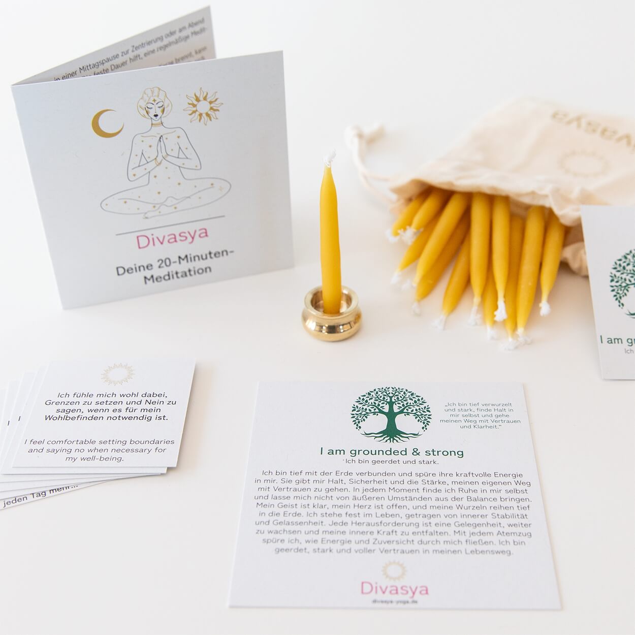 20-Minuten-Kerzen | I am safe & supported