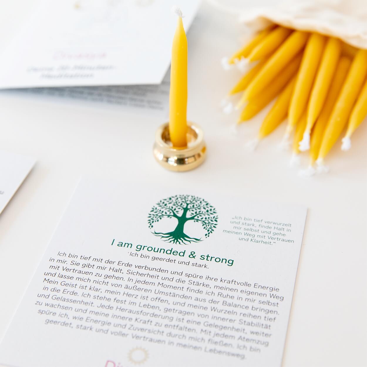 20-Minuten-Kerzen | I am enough & worthy