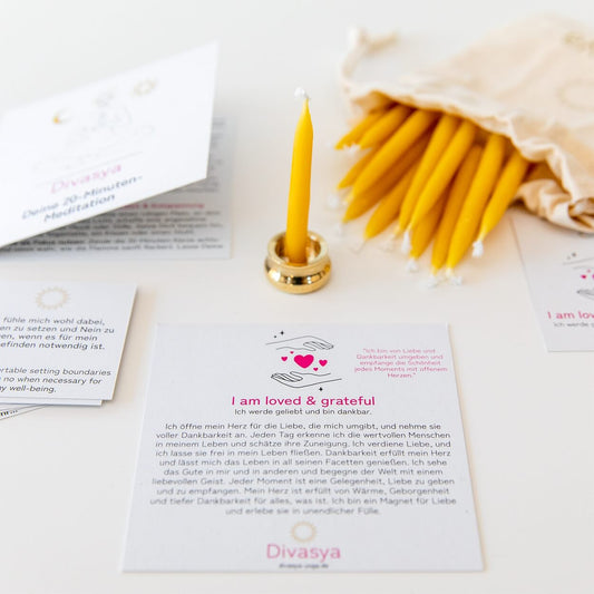 20-Minuten-Kerzen  | I am loved & grateful