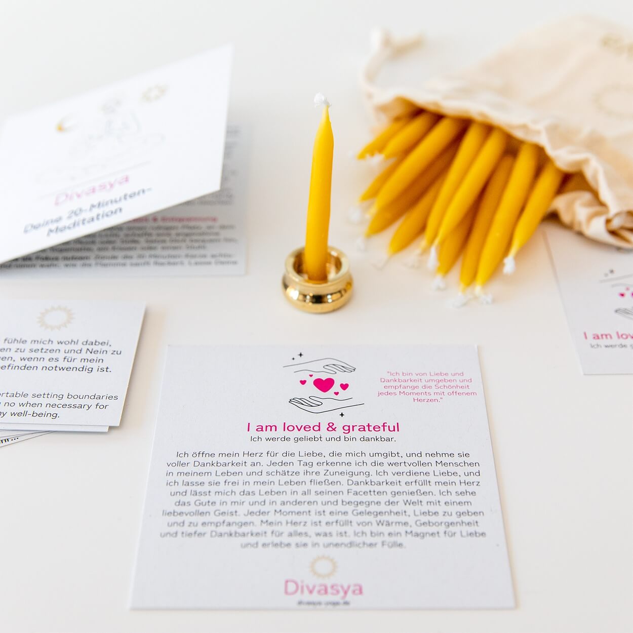 20-Minuten-Kerzen | I am enough & worthy