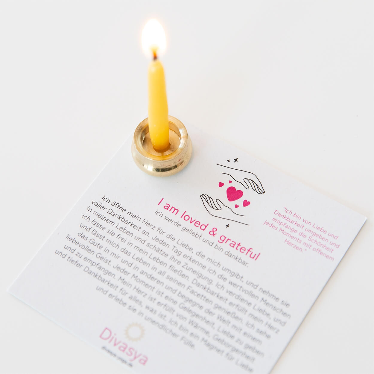 20-Minuten-Kerzen | I am safe & supported