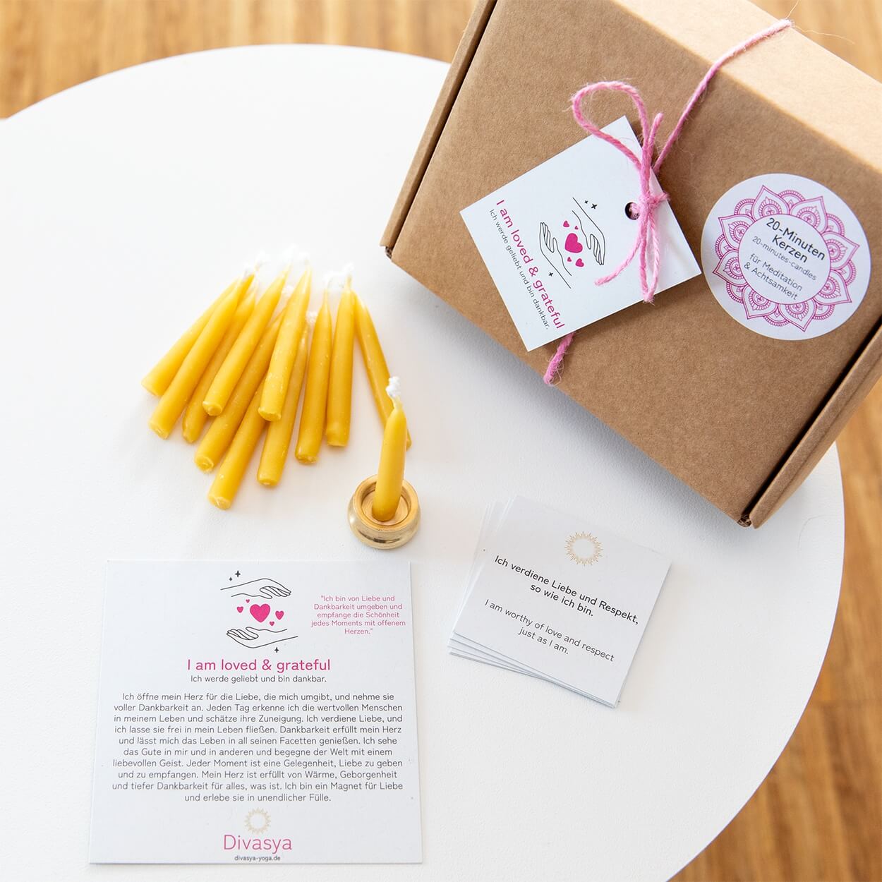 20-Minuten-Kerzen | I am safe & supported