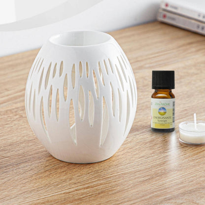 Ovali White Ceramic Oil & Wax Burner