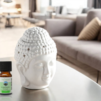 White Buddha Ceramic Oil & Wax Burner “Dhyana”