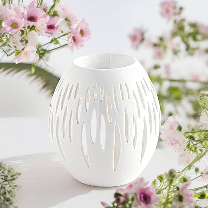 Ovali White Ceramic Oil & Wax Burner