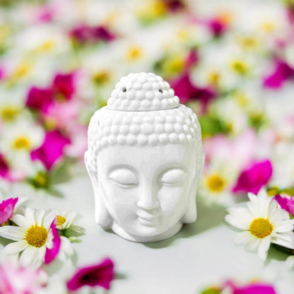 White Buddha Ceramic Oil & Wax Burner “Dhyana”