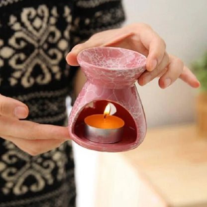 Ceramic fragrance lamp – aromatherapy oil burner for home use
