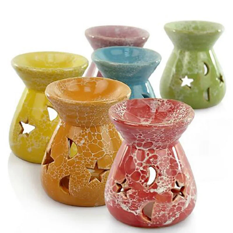 Ceramic fragrance lamp – aromatherapy oil burner for home use