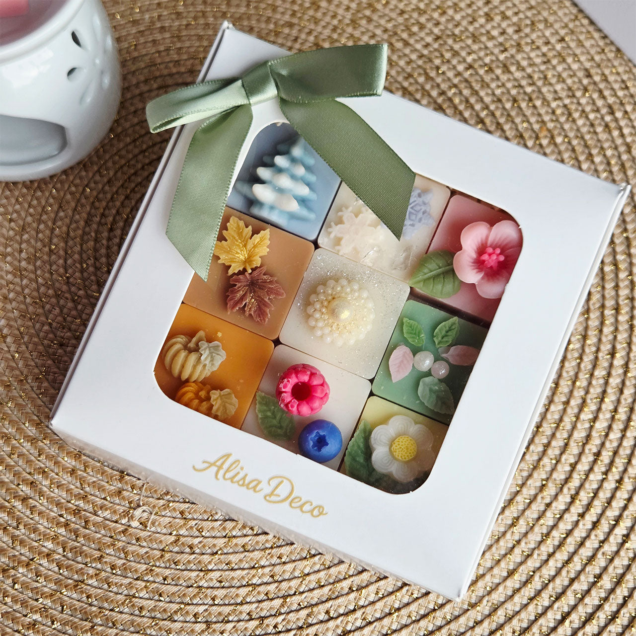 Winterliche Wax Melts mit Wald- und Frischeduft