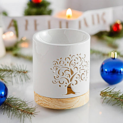 Baum des Lebens Duftlampe – Keramik Wachsschmelzer