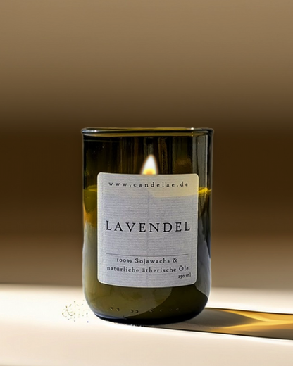 Lavendel Duftkerze – Natürliche Sojawachs Kerze für Entspannung pur | Candelae