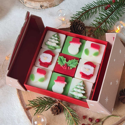 Handgemachte Christmas Wax Melts Gift Box aus Sojawachs