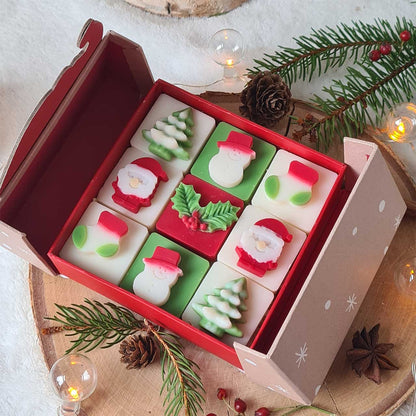 Geschenkbox mit roter Schleife