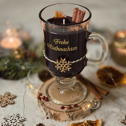 Glühwein Duftkerze im Glas