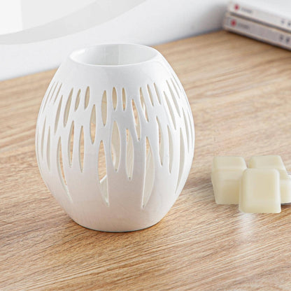 Ovali White Ceramic Oil & Wax Burner