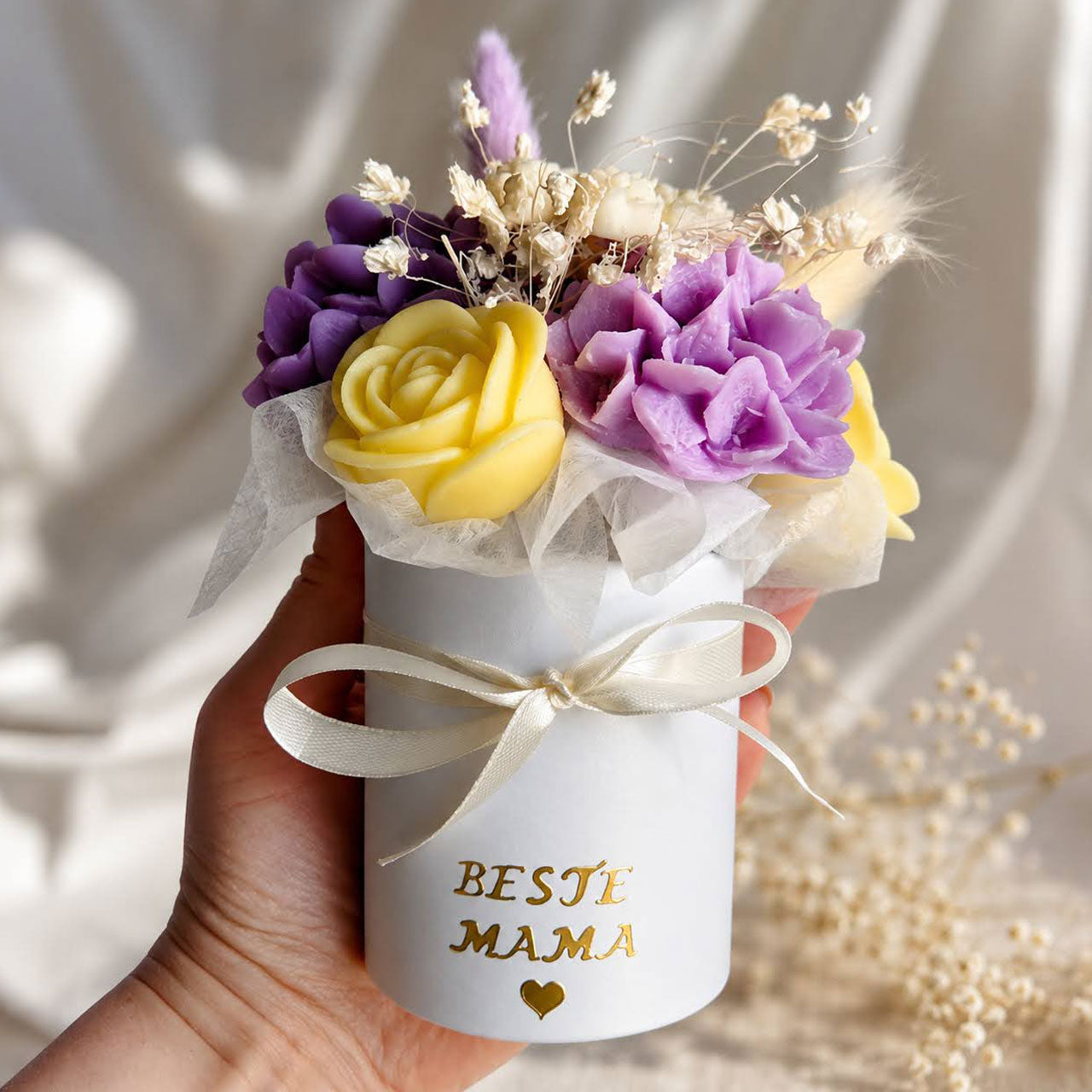Handgefertigte Duftblüten als Geschenkidee