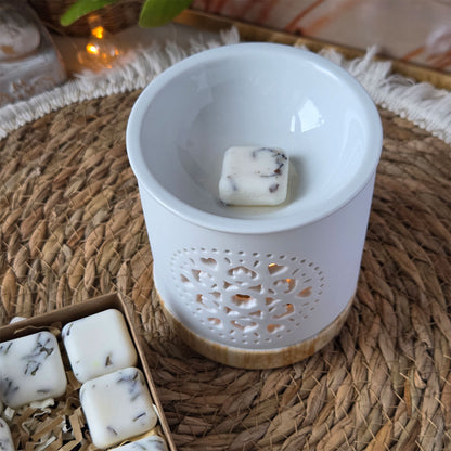 Duftlampe im Relax Set mit Lavender und Lemongrass Wax Melts
