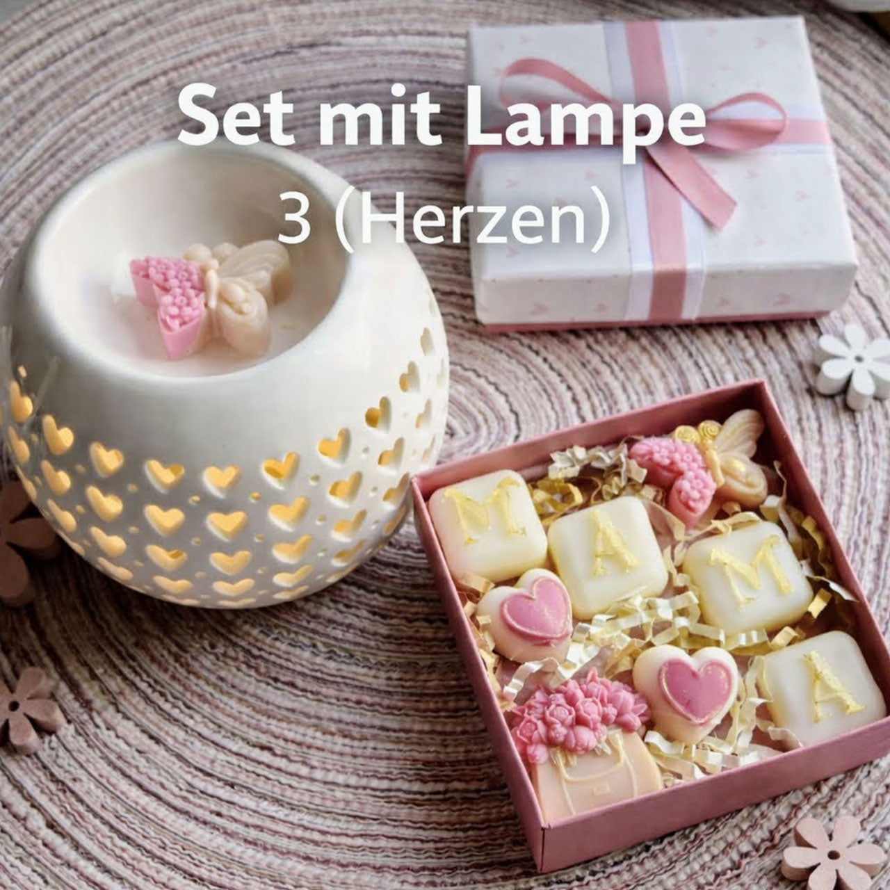 Aromalampe Set mit Duftwachs für Zuhause