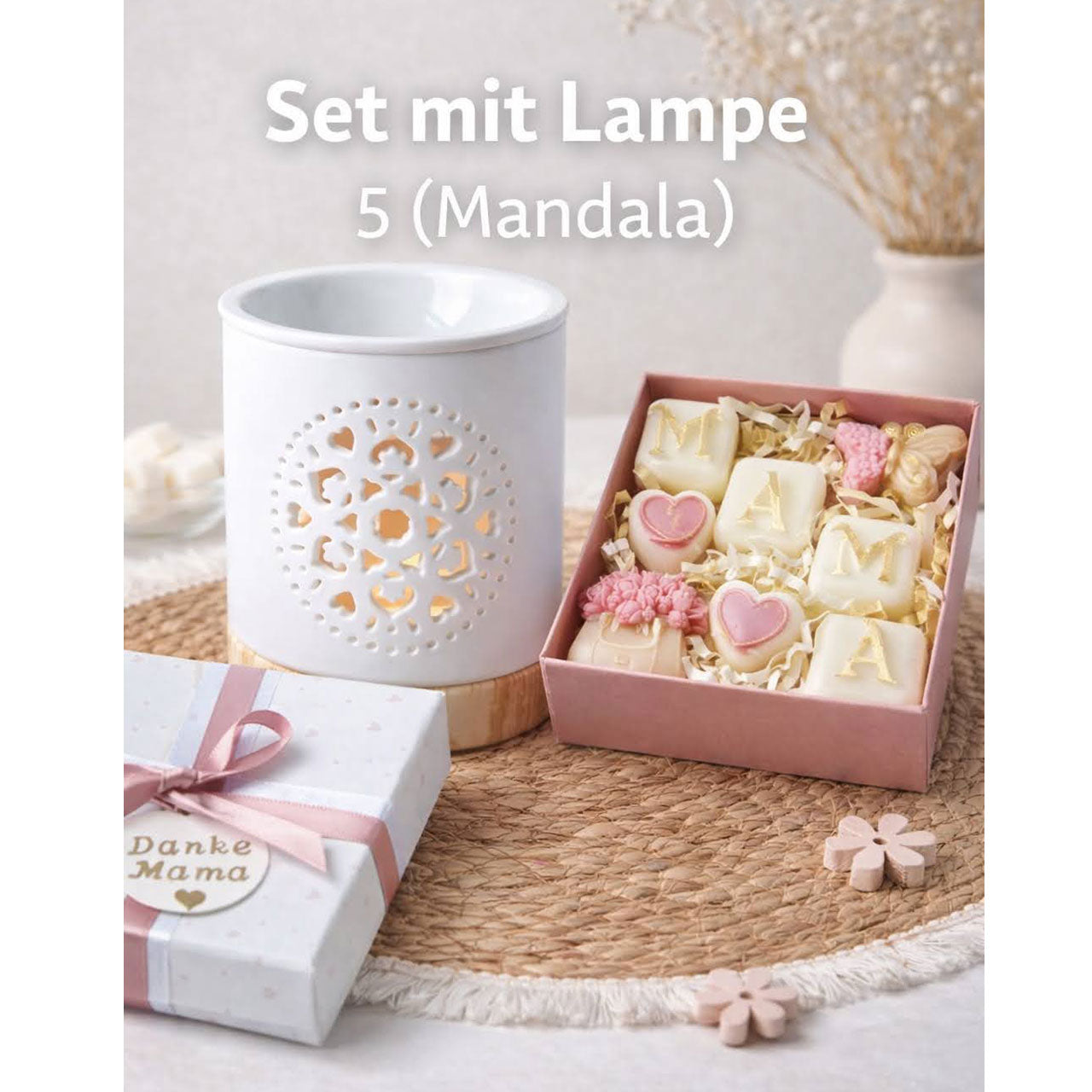 Aromalampe Set mit Duftwachs für Zuhause