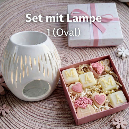Aromalampe Set mit Duftwachs für Zuhause