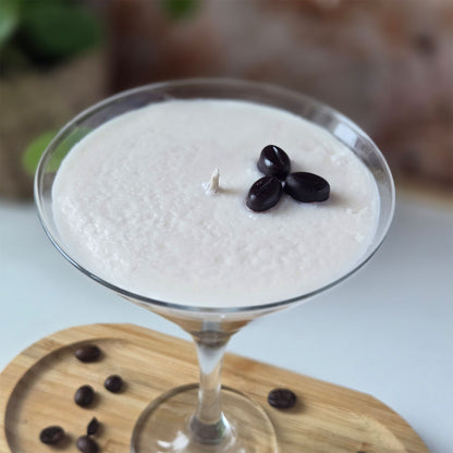 Statement Duftkerze im Cocktail-Stil für modernes Wohndesign