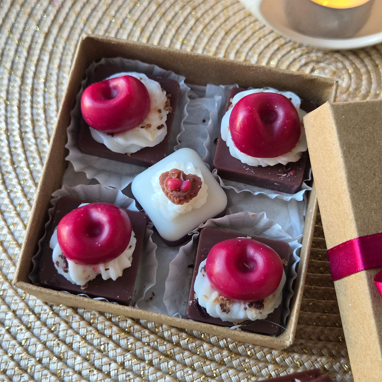 Geschenkfertige Black Cherry Duftmelts im Set