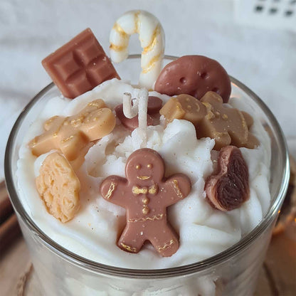 Detailansicht der oberen Vanilleschicht – Vanilla Cream Delight