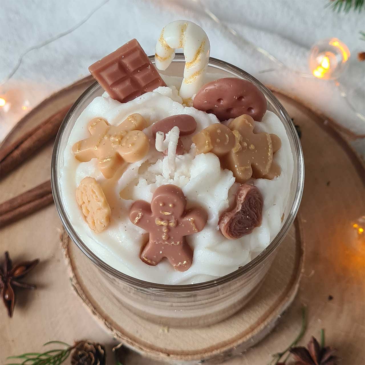 Mittlere Schicht der Kerze mit Lebkuchenduft – Gingerbread Heart