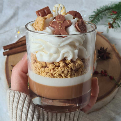 Nahaufnahme der Struktur und Farbverläufe – festliche Handarbeit