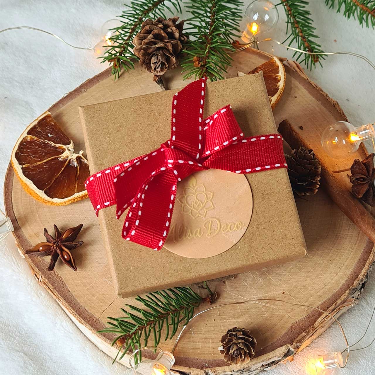 Kraftbox Gingerbread Magic mit AlisaDeco-Anhänger