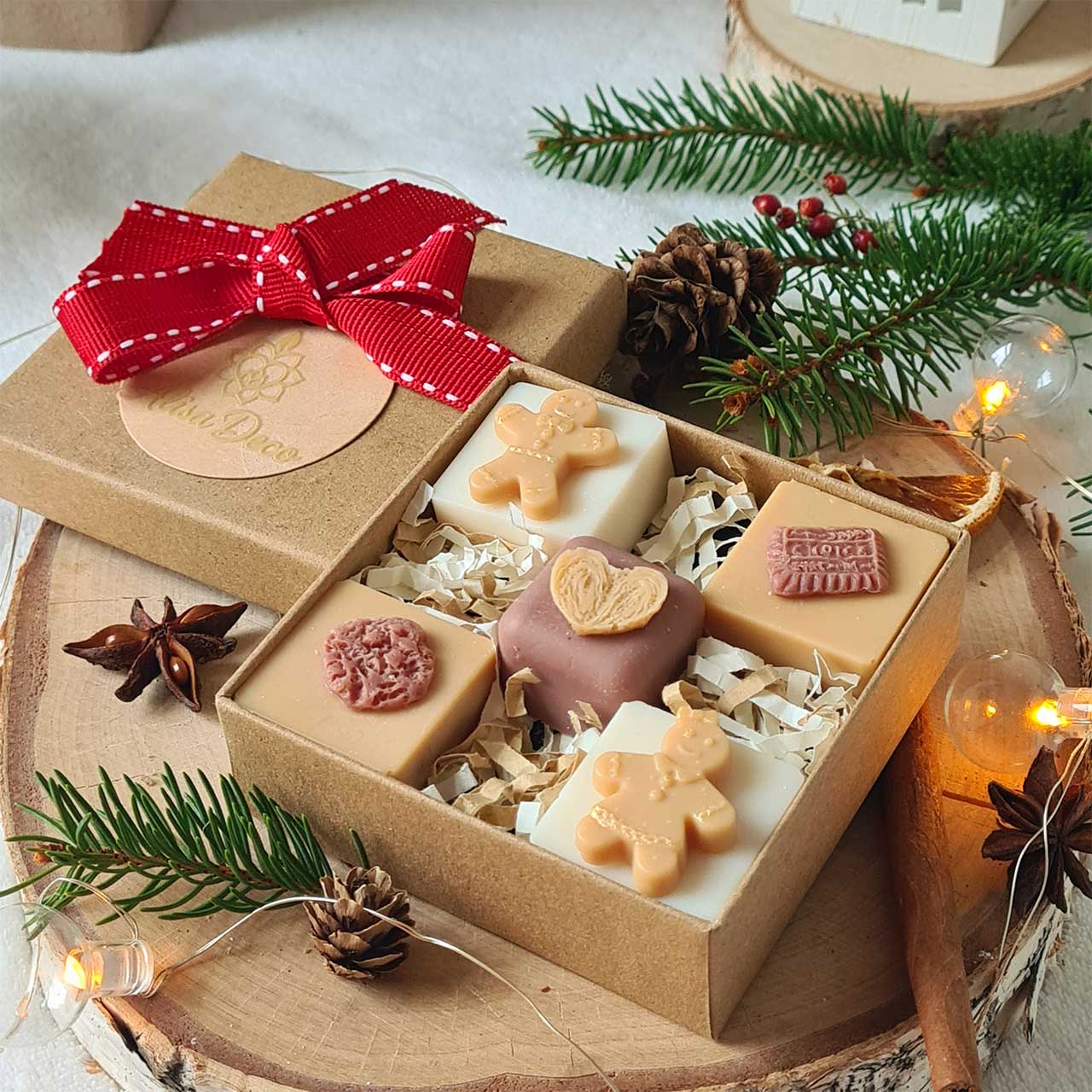 Kombination aus Lebkuchen-, Keks- und Herzformen