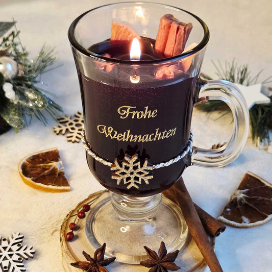 Glühwein Duftkerze im Glas