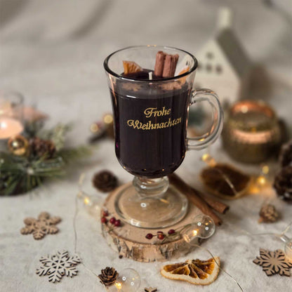 Glühwein Duftkerze im Glas