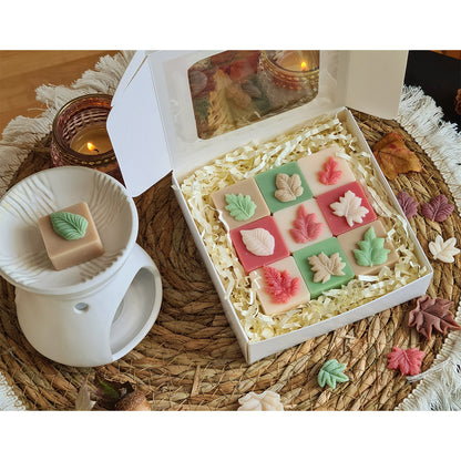 Sanfte Pastelltöne Rosa, Creme, Mint und Beige der Herbstpastell Wax Melts