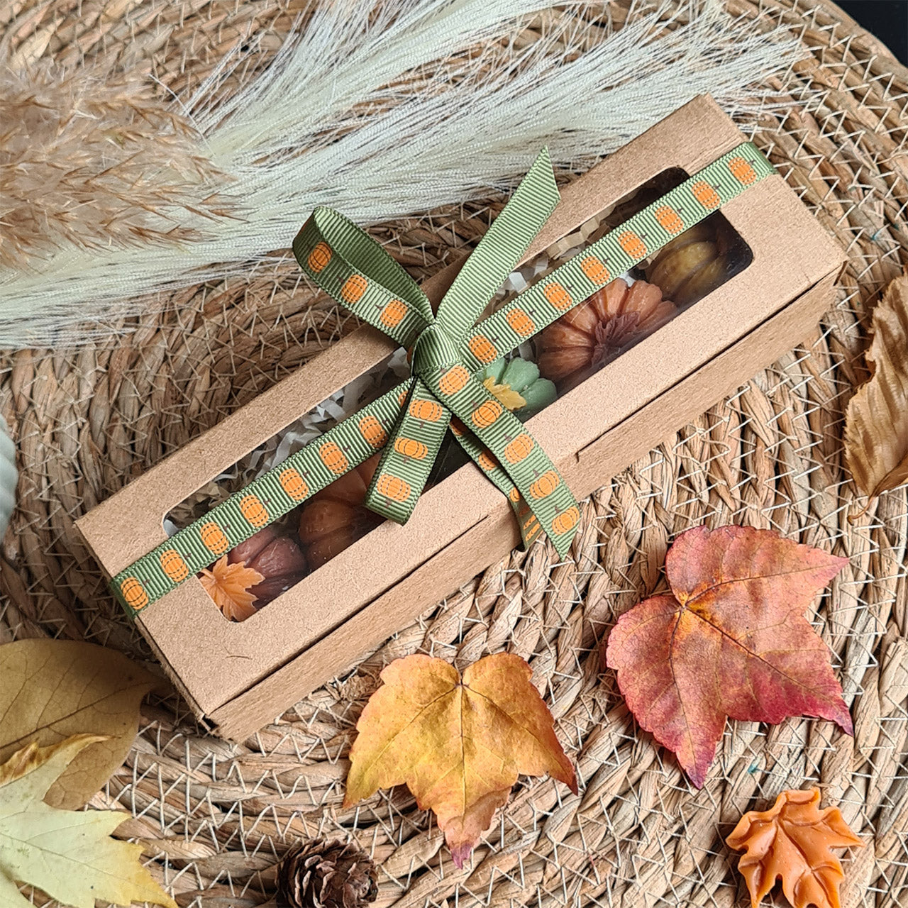 Kürbisglück – Handgemachte Wax Melts in Kürbisform