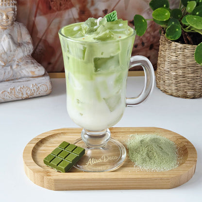 Matcha Latte Duftkerze für ruhige Wohnatmosphäre
