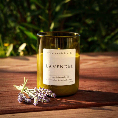 Lavendel Duftkerze – Natürliche Sojawachs Kerze für Entspannung pur | Candelae
