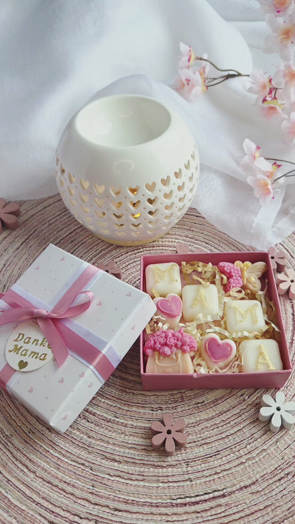 Wax Melts Geschenkbox MAMA – Duftwachs Set aus Sojawachs