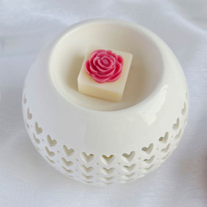 Personalized Rose Wax Melts Gift Set – romantic scented melts made from soy wax