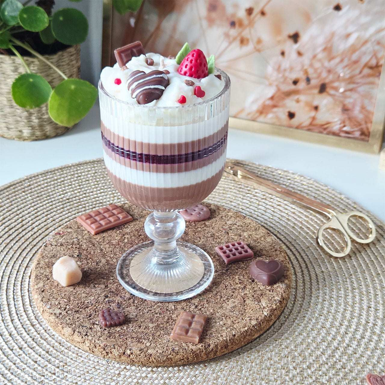 Dessert-Duftkerze als liebevolle Geschenkidee für sie